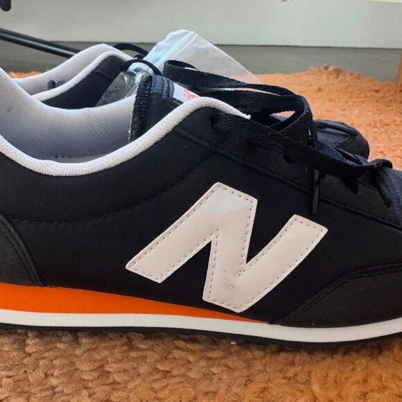 New in Box, Men's Retro New Balance 410 Classic Black White & Orange, Size 10 - Picture 10 of 10